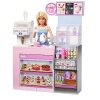 HXN94 Barbie Kahve Dükkanı Oyun Seti
