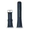 Apple Watch Uyumlu Deri Kordon 38-40-41mm SNB Lacivert