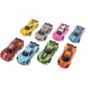 Road Masters 8li Plastik Yarış Arabaları