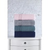 Cotton Box Plump 50x90 4lü Havlu Seti Gri Lacivert Pembe Mavi