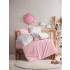 Cotton Box Pucnh Nakışlı Bebek Nevresim Takımı Lucky Pembe