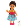Cute Girl Kedi Figürlü Kumral Mini Bebek