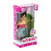 Cute Girl Pembe Balonlu Kumral Mini Bebek