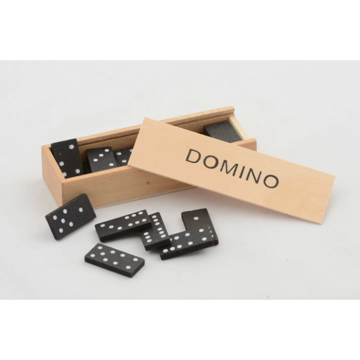 Ahşap Kutulu Domino Oyunu Alk4019