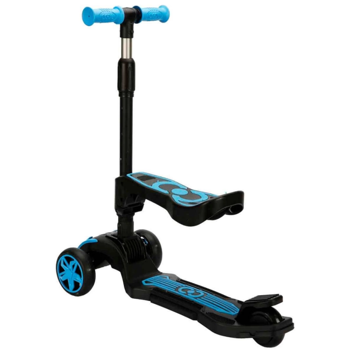 Cool Wheels Combo 3 Tekerlekli Katlanabilir Işıklı Oturaklı Scooter