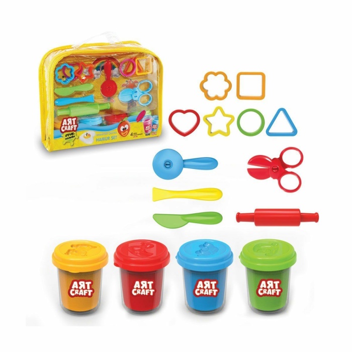 03293 Art Craft GEOMETRİK ÇANTALI HAMUR SETİ