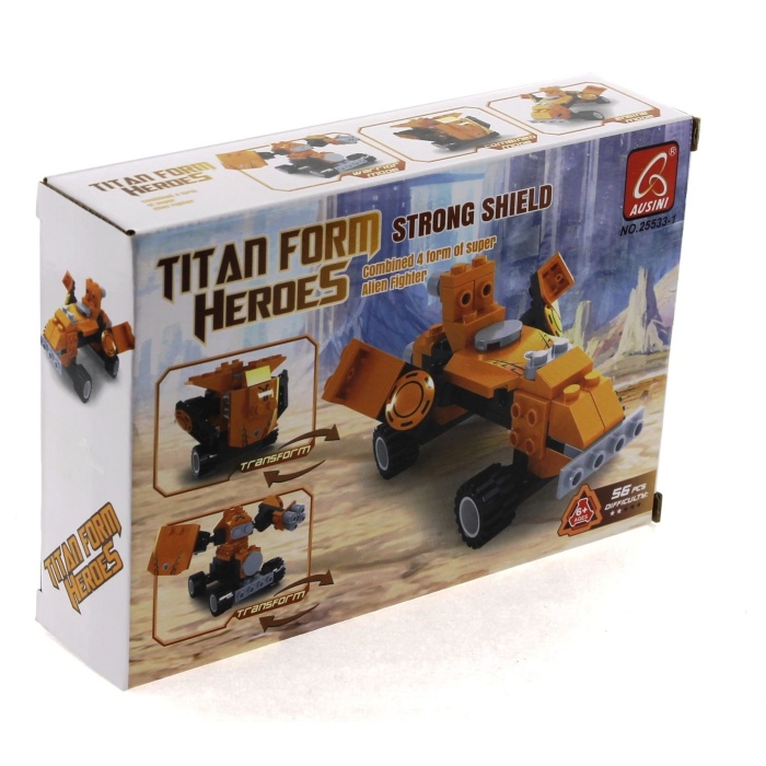 Ausini Titan Uzaylı Savaşçı -1 Strong Shield 56 Parça