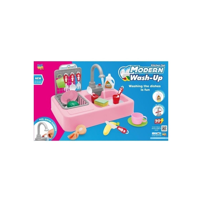 KAY-7020 MODERN PILLI LAVABO PEMBE -VRD