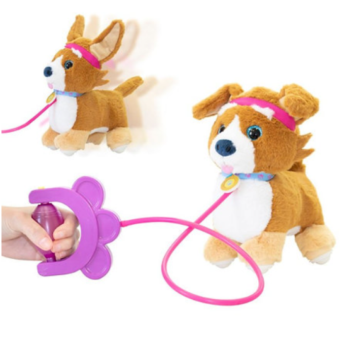 Yürüme Arkadaşım Peluş Köpek Latte