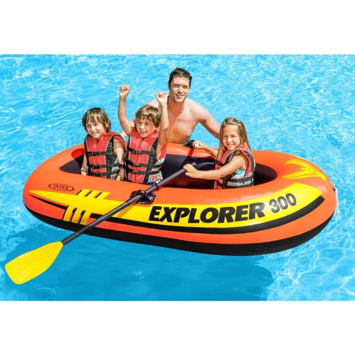 IB58332 Intex Explorer Bot 300 Set (Kürek-Pompa) 211x117x41 cm