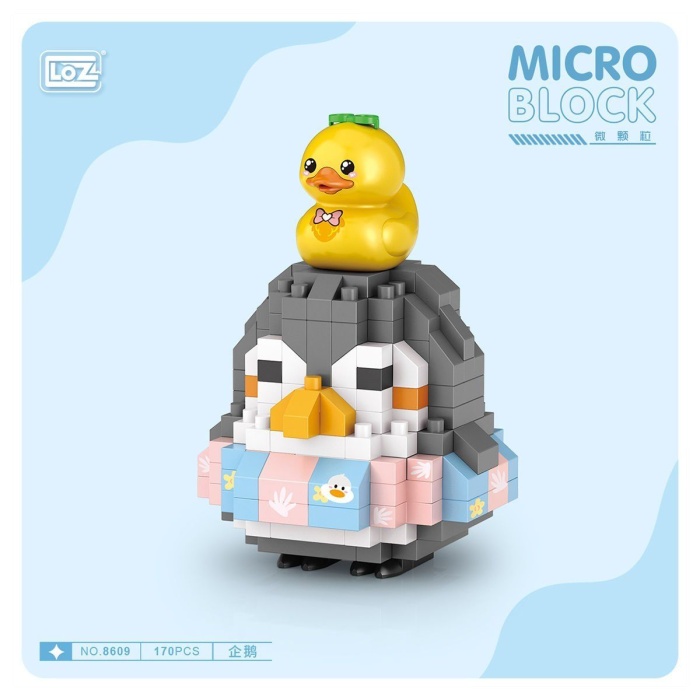 LZ8609 LOZ Penguen Blok Seti Mini Poşet -Vagon life