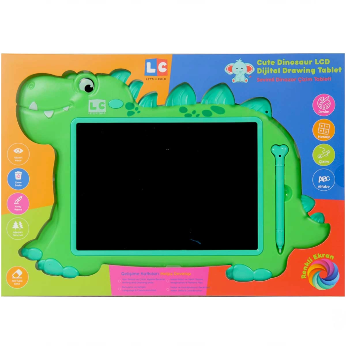 Lc Sevimli Dinazor Çizim Tableti 22 cm