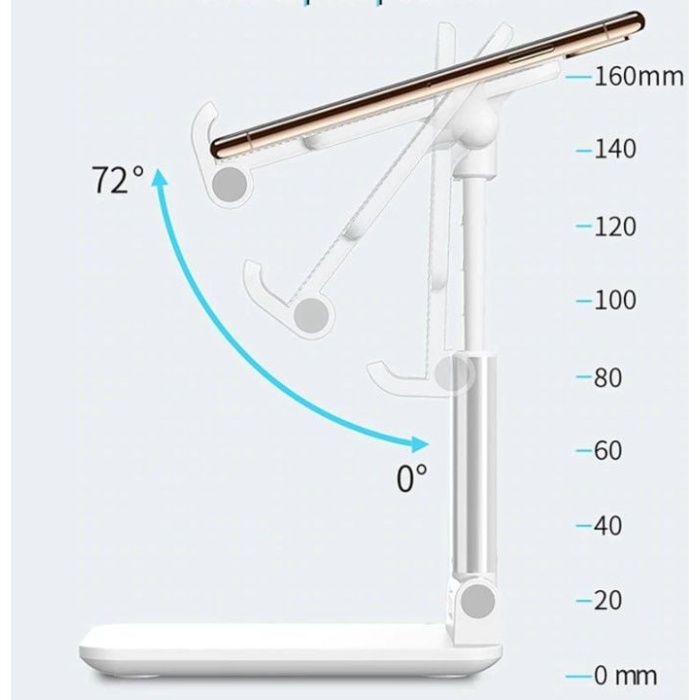 Katlanabilir Masaüstü Telefon Tutucu Stand CM-157