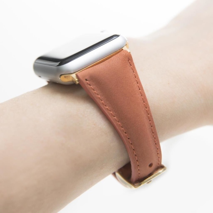 Apple Watch Uyumlu Deri Kordon 42-44-45mm Slim G17