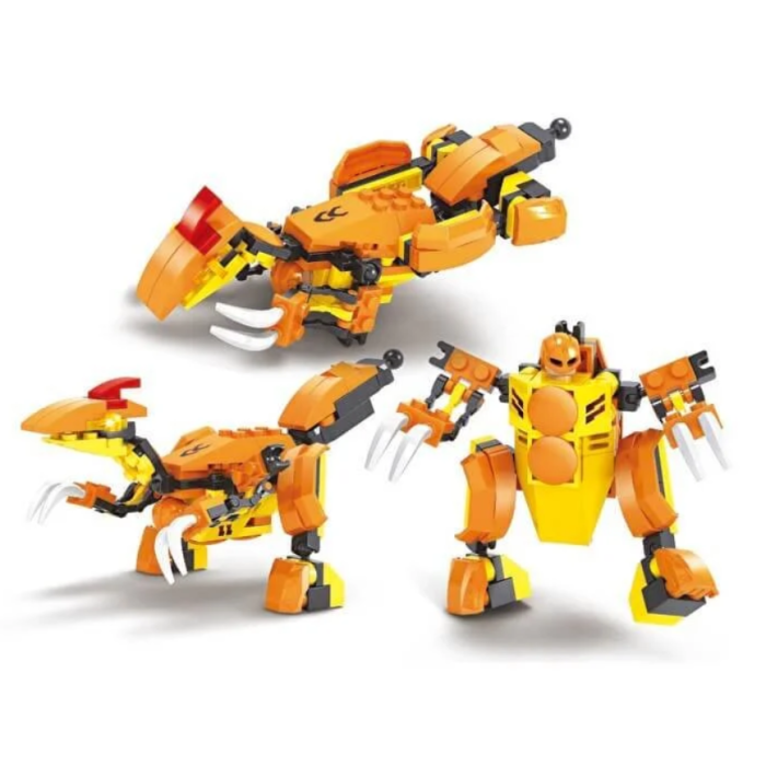 Ausini Titan Form Heroes-4 Velaciraptor 106 Parça