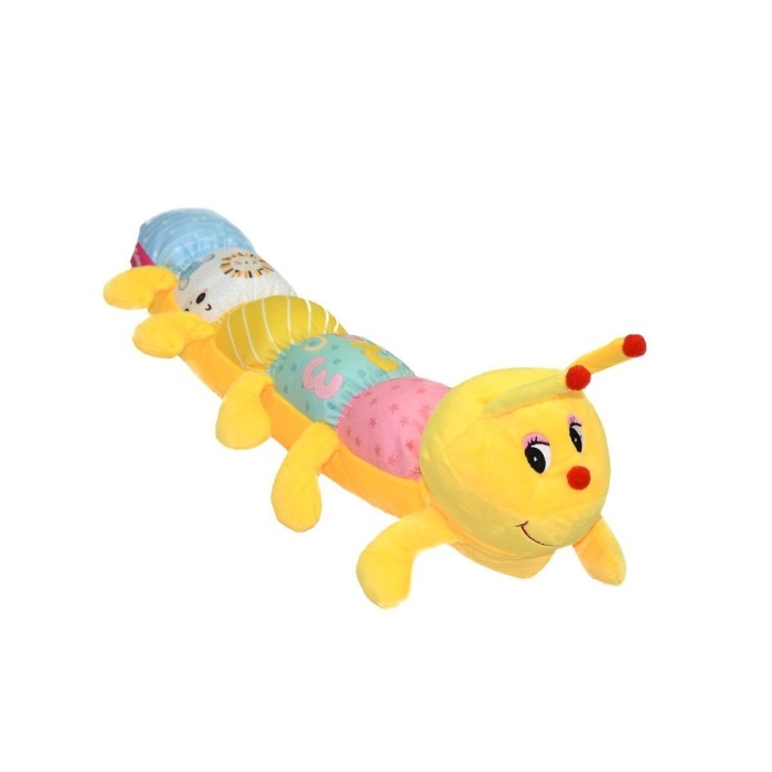 4314 Desenli Peluş Tırtıl 50 cm
