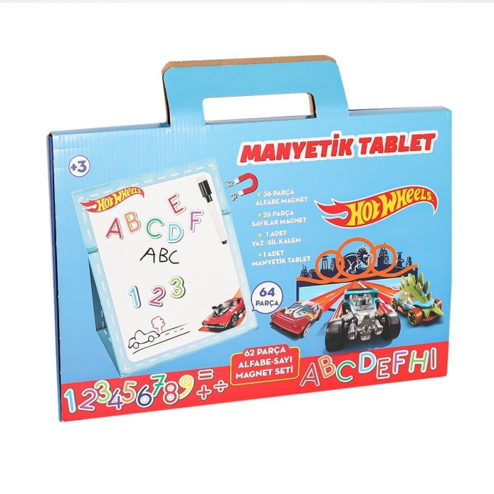 2236 Hot Wheels Manyetik Tablet 64 Parça