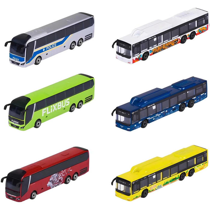 Majorette MAN Şehir Otobüsü Metal Model 212053159 - 1 Adet Fiyatıdır - Stokta Olan Gönderilir