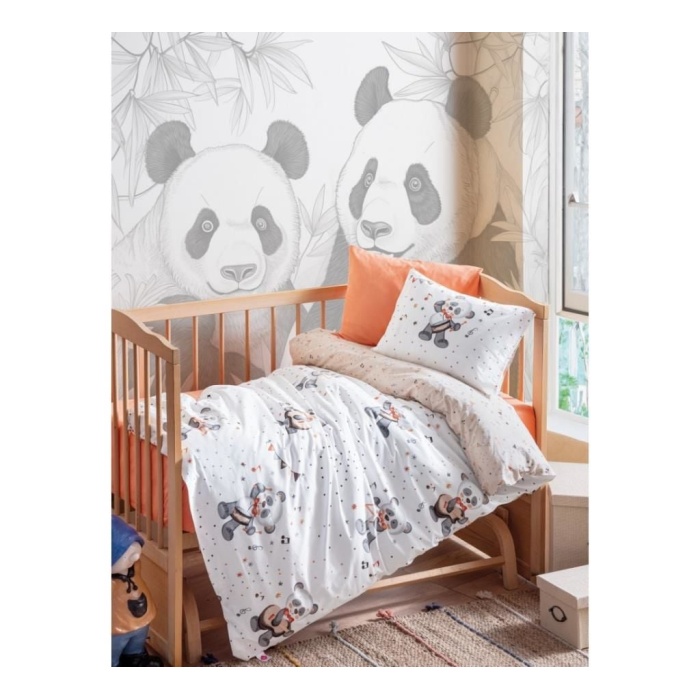 Cotton Box Musico Oranj Bebek Nevresim Takımı
