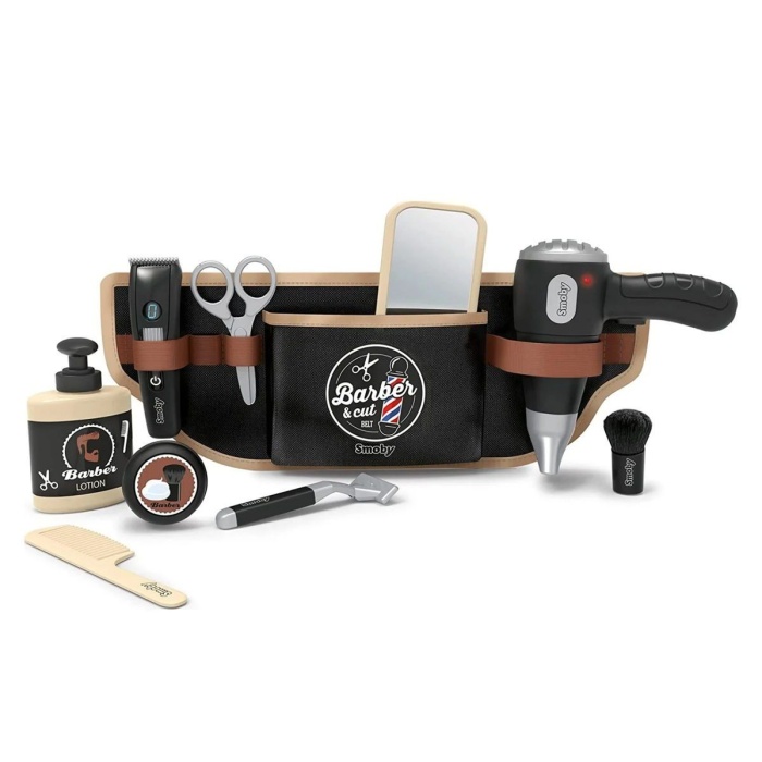 7600320152 Smoby Berber Bel Kemeri Oyun Seti - Barber Cut Barber Belt - OYUNCAK