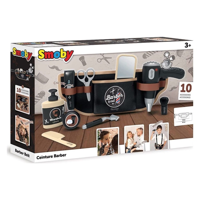 7600320152 Smoby Berber Bel Kemeri Oyun Seti - Barber Cut Barber Belt - OYUNCAK