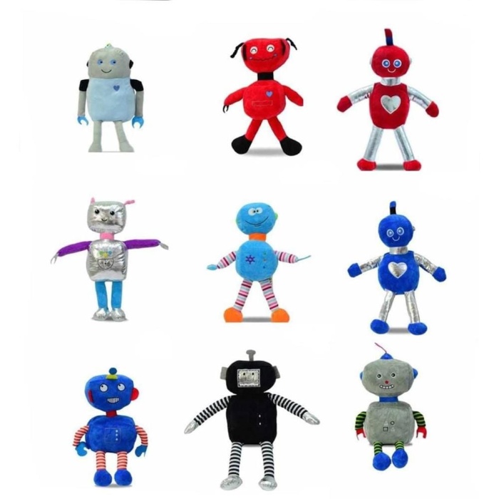 62895 Peluş 35 cm Robotlar -1 adet stokta olan gönderilir