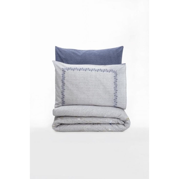 Cotton Box Ranforce Nevresim Takımı Çift Kişilik Nitsa Lacivert