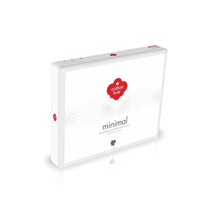 Cotton Box Minimal Çift Kişilik Nevresim Takımı Maro Gülkurusu
