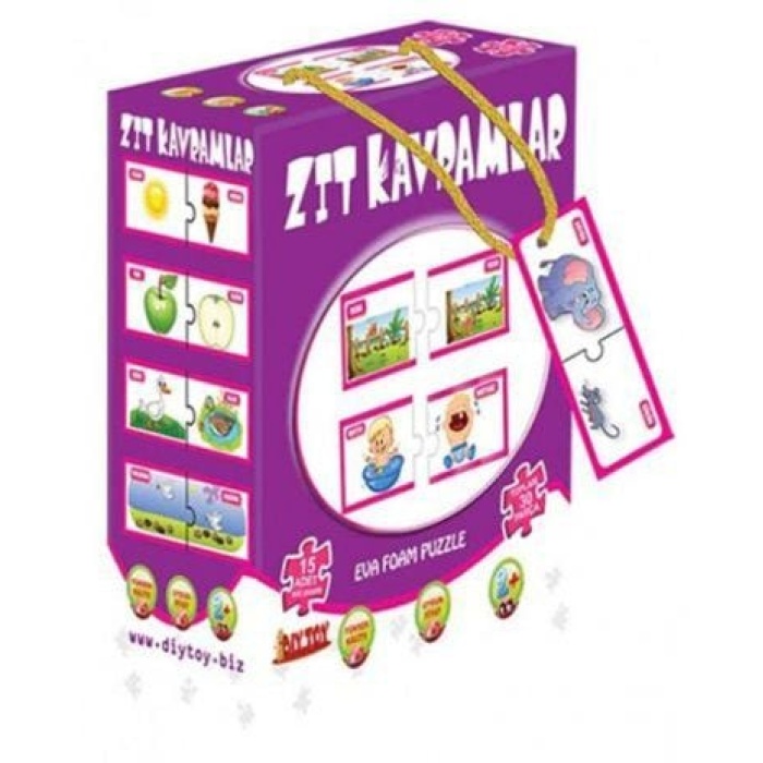 2945 DıyToy ZIT KAVRAMLAR KUTULU 2 Lİ
