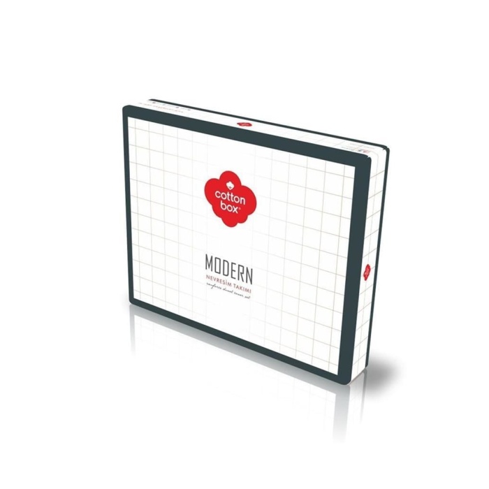 Cotton Box Modern Çift Kişilik Nevresim Takımı Root Vizon