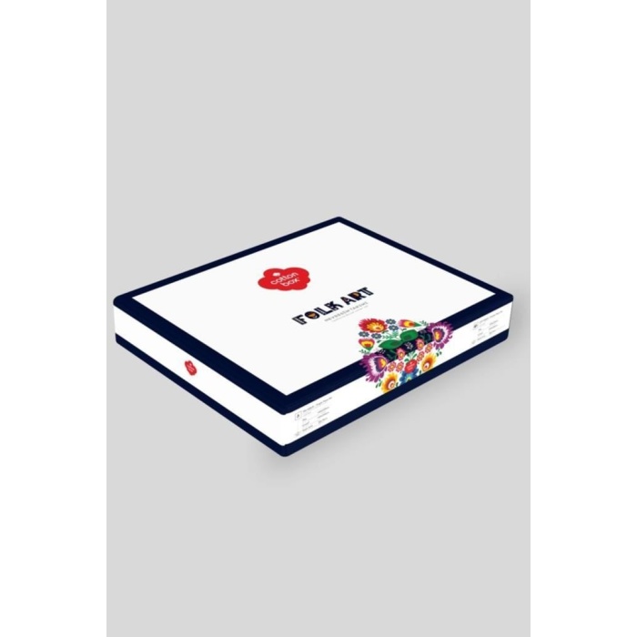 Cotton Box Folk Art Çift Kişilik Nevresim Takımı Mila Pembe