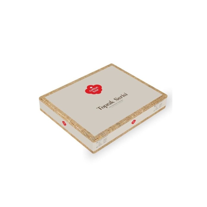 Cotton Box Toprak Vertu Antrasit Çift Kişilik Nevresim Takımı