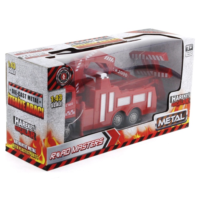 Die Cast Sürtmeli Vinçli Kurtarıcı İtfaiye Aracı