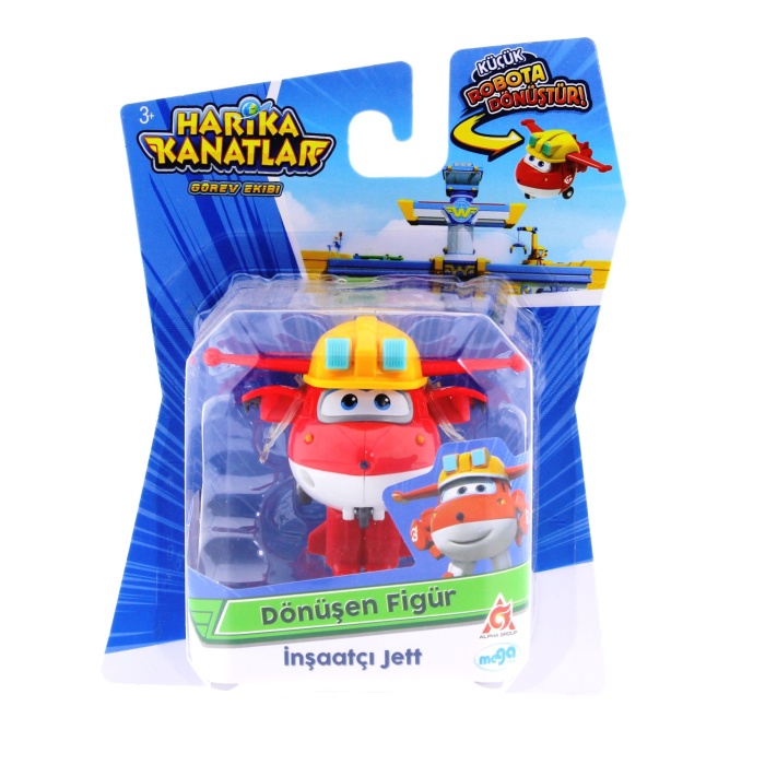 Harika Kanatlar Dönüşen Mini Figür İnşaatçı Jett