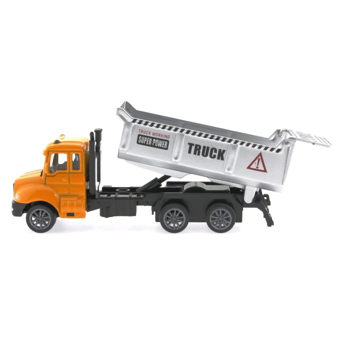 Çek Bırak Metal Mini Sarı Kamyon