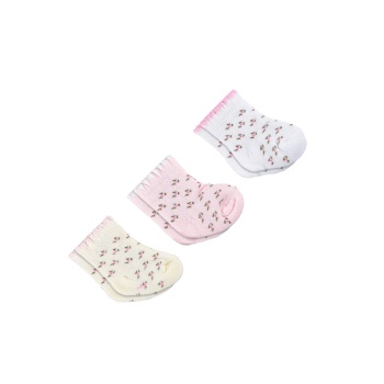 Kız Bebe Havlu Üçlü Set 1 Ay,6 Ay Çorap