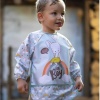 diamondstar Unisex tavşan Baskılı 3-24 Aylık Mama Önlüğü Cepli Beslenme Önlüğü