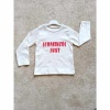 Diamondstar Baskılı Bisiklet Yaka Sweatshirt Uzun Kollu Pamuklu