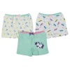 DİAMONDSTAR KIZ 3/12 YAŞ KARIŞIK DESENLİ  BOXER SET