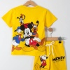 Mickey ve Arkadaşları Baskılı Erkek Çocuk Şortlu Alt Üst Takım