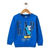 Erkek Çocuk Bisiklet Yaka Karekter Baskılı Sweatshirt