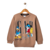 Erkek Çocuk Bisiklet Yaka Gap Baskılı Sweatshirt