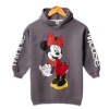 Kız Çocuk Kapşonlu Mini Mouse Tunik  Sweatshirt 4/8 Yaş