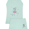 KIZ 3/12 YAŞ KARIŞIK DESENLİ ATLET VE BOXER SET