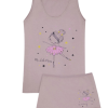 KIZ 3/12 YAŞ KARIŞIK DESENLİ ATLET VE BOXER SET