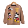 Erkek Çocuk Bisiklet Yaka Karekter Baskılı Sweatshirt