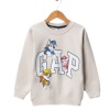 Erkek Çocuk Bisiklet Yaka Karekter Baskılı Sweatshirt