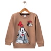 Erkek Çocuk Bisiklet Yaka Karekter Baskılı Sweatshirt