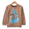Erkek Çocuk Bisiklet Yaka Karekter Baskılı Sweatshirt