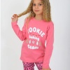 Kız Çocuk Uzun Kollu %100 Pamuklu Pijama Takımı 2/5 Yaş
